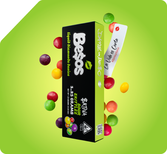 Besos Sour Zkittlez 1.25g